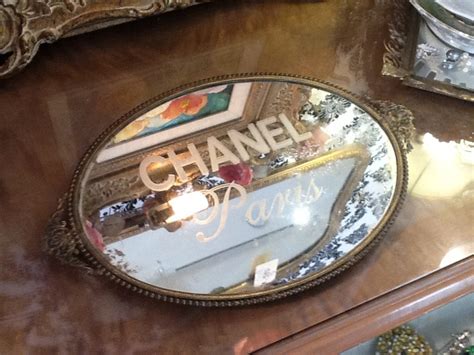 chanel mirrow|vintage Chanel mirror.